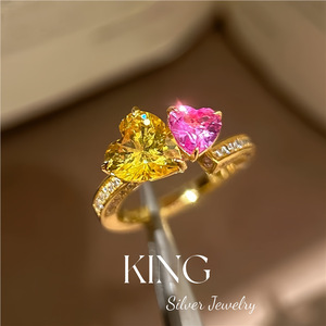 Anillo de Plata de Ley S925 Chapado en Oro con Incrustaciones de Circonitas, para Uso Diario de Mujeres - Product Image 4