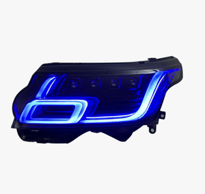 Accesorios de coche SJC para Range Rover Land Rover Vogue 14-17 montaje de faros LED luces delanteras luces de circulación diurna <span class=keywords><strong>Bule</strong></span> - Product Image 4