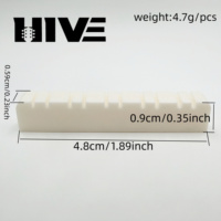 HIVE Hot-selling OX Bone High Quality Ten-string Guitar Only 48MM 10 String Guitar Nut for Guitar Nut Bridge & Parts