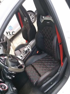Sièges baquet avant pour <span class=keywords><strong>Mercedes</strong></span>-Benz A45 CLA45 W176 W177 AMG <span class=keywords><strong>Recaro</strong></span> en cuir noir - Product Image 2