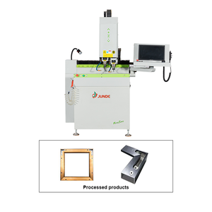 Máquina combinada de corte, perforación y fresado de perfiles de aluminio JD-X500-3 con sierra de 45 y 90 grados para gabinetes, armarios, ventanas y puertas - Product Image 5