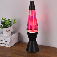 Lampe à lave en matériaux écologiques, choix éco-responsable, lampe à lave rouge LED magnifique et durable à faible consommation