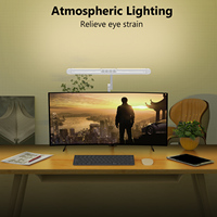 Lámpara de mesa de lujo, decoración del hogar para estudio, lectura, oficina, luz LED de mesa, luz táctil, protección ocular plegable, lámpara de escritorio de uñas de brazo largo