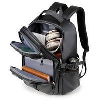 Sac à dos pour ordinateur portable unisexe imperméable de haute qualité en Oxford avec fermeture éclair, 20-35L, pour affaires, étudiants, voyages décontractés, design simple