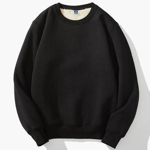 Wholesale Men's <strong>Fleece</strong> Sherpa <strong>Lined</strong> Warm Sweatshirt Crewneck Sweat <strong>Shirts</strong> - Product Image 3