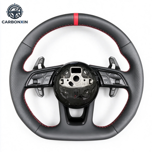 Accesorios para Automóviles Más Vendidos, Volante de Cuero para Audi S6 S7 A4 B8 B9 A5 A6 A7 C7 Q3 Q5 A3 S3 S8 R8 - Product Image 1