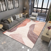 Tapis de luxe au design nordique à prix abordable, tapis moderne à motifs pour chambre, salon, salle de bain et voiture, pour la prière et les enfants