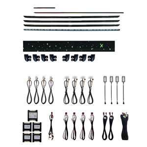 <span class=keywords><strong>Prix</strong></span> avantageux, lumière d'ambiance universelle multifonctionnelle colorée <span class=keywords><strong>ciel</strong></span> <span class=keywords><strong>étoilé</strong></span> (design moulé), 18 lumières, découpe libre - Product Image 1