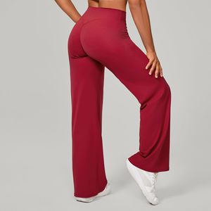 レディースアンクル丈ピラティスパンツ多用途ルーズワイレッグランニング & フィットネス用ヨガパンツ - Product Image 3