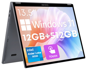 Nouveauté Ordinateur portable tactile <span class=keywords><strong>YOGA</strong></span> pliable à 360 degrés ultra-fin et portable Intel Celeron Clavier anglais SSD Windows 11 - Product Image 1
