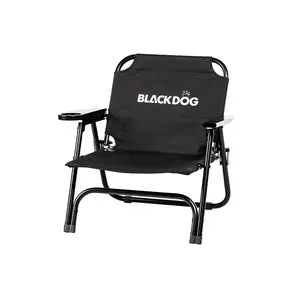 Blackdog coffee chair outdoor foldable Heavy Duty Lawn Chair fishing chair with Armrest Cup Holder