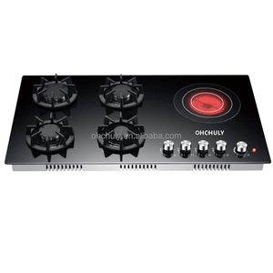 Nhà bếp HOB Tempered Glass Bếp gas recessed 5 Burner cooktops nồi được xây dựng trong gas HOB Đối với trang chủ - Product Image 4