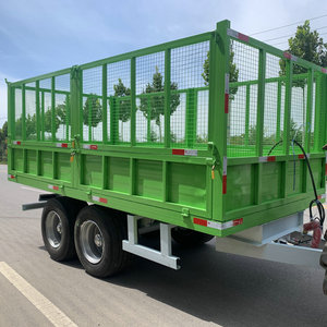 Semirremolque Agrícola de Gran Capacidad y Resistencia, Remolque de Plataforma para Transporte de Mercancías, Alta Seguridad, Motor de Engranajes de Gran Capacidad - Product Image 4