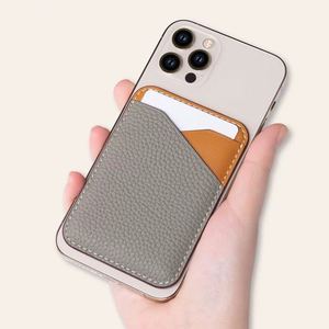 Custom Cell Phone Card Holder Stick on <b>Wallet</b> for Back of Smartphones 3M Adhesive <b>Smart</b> Phone Pocket ID Credit Card Holder - Product Image 1