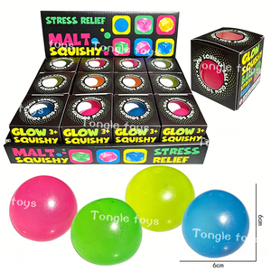 Juego de Juguetes Blandos de Malta al por Mayor: Cubo de Diamante, Bola Luminosa, Purpurina Transparente, Rebote Lento, Juguetes Antiestrés para Apretar - Product Image 2