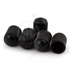 Capuchon de valve de pneu universel Smooth Sailing en plastique noir T329, cache-poussière automobile - Product Image 2