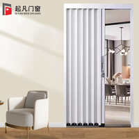 Panneaux de porte pliants étanches de conception moderne, coulissant, pour cuisine, salle de bain, couloir, zones intérieures pliables