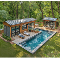 LinkeHouse Chine Usine Haute Valeur D'isolation Pas Cher Mobile Mobile Préfabriqué Petites Maisons Villa Maison Préfabriquée