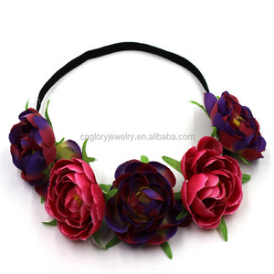Diadema <span class=keywords><strong>de</strong></span> <span class=keywords><strong>Flores</strong></span> <span class=keywords><strong>de</strong></span> Moda <span class=keywords><strong>para</strong></span> <span class=keywords><strong>Niñas</strong></span>/Banda <span class=keywords><strong>de</strong></span> Pelo con <span class=keywords><strong>Flores</strong></span> <span class=keywords><strong>de</strong></span> Rosa Hawaiana Artificiales/Guirnalda <span class=keywords><strong>de</strong></span> <span class=keywords><strong>Flores</strong></span> <span class=keywords><strong>para</strong></span> Boda - Product Image 1