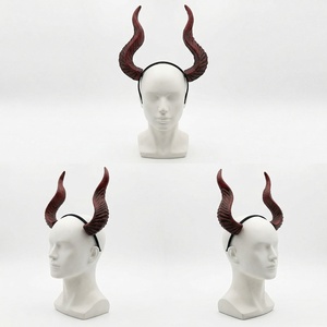 Diadema de Cuernos de Diablo Góticos para Halloween, Tocado de Bruja/Demonio, Accesorios para el Cabello con Diseño de Dragón, Disfraz para Fiesta de Cosplay - Product Image 5