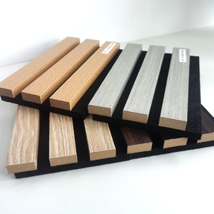 Piastrelle di <span class=keywords><strong>legno</strong></span> alternative WPC wallboard decorazione parete interna rivestimenti 3D griglia <span class=keywords><strong>pannelli</strong></span> acustici - Product Image 3