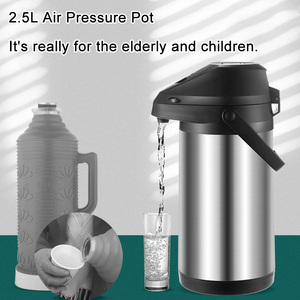 Bán Buôn 304 Thép Không Gỉ Đôi Tường Cách Nhiệt Nồi Hộ Gia Đình Nồi Nước Ấm Phong Cách Châu Âu Cà Phê Áp Suất Không Khí Nồi 2.5L - Product Image 5