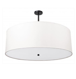 White Color Acrylic Lampshade Ceiling Lamp with Black Decor <b>Plate</b> for Hotel Home Decor - Product Image 1