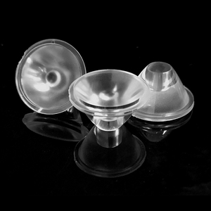 50Pcs 20mm 5 8 10 <strong>15</strong> 25 30 45 60 90 120 Degree PMMA Frosted <strong>Lens</strong> with 22mm Black or White Bracket for High Power LED Lumen Bead - Product Image 5