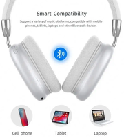 Casque audio sans fil Bluetooth P9 personnalisé avec logo OEM, microphone, sport, jeu, réduction de bruit, mains libres, son stéréo