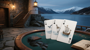 Cartes à jouer à l'atmosphère mystérieuse sereine exsudant l'allure énigmatique pour explorer l'inconnu pour des occasions carte personnalisée - Product Image 2