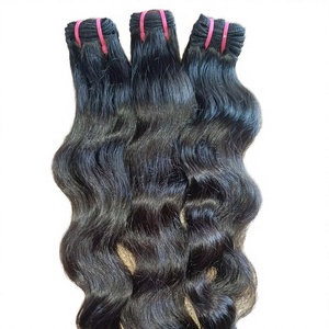 Paquete de Cabello Virgen 100% con Cutícula Alineada, Cabello Humano Sin Procesar, Doble Trama a Máquina, Paquetes de Cabello Humano Crudo al Por Mayor (100g) - Product Image 2