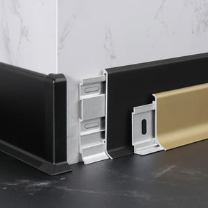 Plinthe à clipser en marbre blanc européen Profil Anodisé Aliminuim Plinthe murale intérieure en métal décorative - Product Image 6