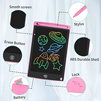 Dessin animé 6.5 pouces 8.5 pouces 10 pouces lcd tablette d'écriture manuscrite tablette portable enfants numérique planche à dessin