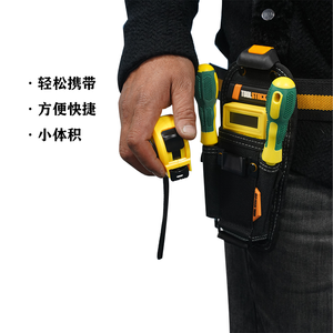 Ceintures porte-outils en cuir véritable TOOL STACK pour hommes, pochette à outils robuste pour charpentiers et électriciens - Product Image 4