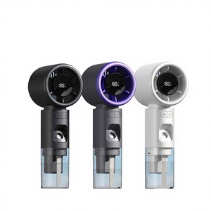 Oferta Relámpago: Abanico de Mano Comercial de Plástico Personalizable, Abanico de Mano Negro Económico para el Verano - Product Image 1