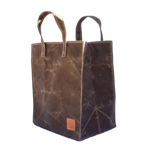 Los fabricantes al por mayor pueden reciclar bolsas de compras personalizadas de lona encerada para alimentos de frutas - Product Image 1