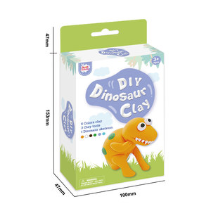 Kit de Bricolage <span class=keywords><strong>en</strong></span> Argile Magique Ultra-Légère pour Cadeau <span class=keywords><strong>Dinosaure</strong></span> Personnalisé, Argile <span class=keywords><strong>à</strong></span> <span class=keywords><strong>Modeler</strong></span> Douce et Sans Salissure pour Enfants de 3 <span class=keywords><strong>à</strong></span> 12 Ans - Product Image 4