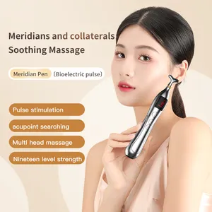 Acupuncture Pen 5-in-1electronic Acupuncture Pen Pain Relief Therapy Rechargeable Powerful Meridian Energy Massage Pen