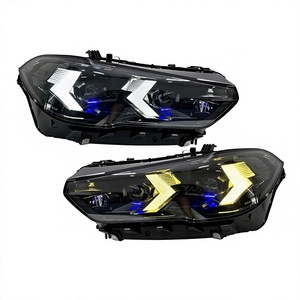 Faro Anteriore per BMW X5 (G05) 2019-2022, Modificato con Lente Laser a LED 55W 12V, Nuova Luce Diurna e Funzione di Sterzata - Product Image 1