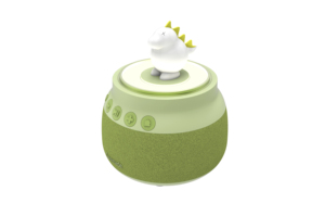 Machine à raconter des histoires interactive NFC en plastique blanc ronde, sans fil, pour appareil audio, pour les chambres d'enfants modernes - Product Image 5