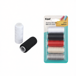 Erpsl – fil à coudre en tube plastique, 200 yards, couleurs mélangées, pour travaux d'aiguille, 5 pièces - Product Image 1