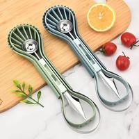 M Meloen Bal Lepel Instelling Mes Vorm Set Roestvrij Staal Fruit Lepel Fruit Snijwerk Gereedschap Watermeloen Snijmachine Keuken Gadgets