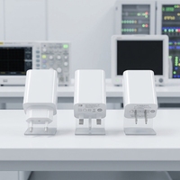 Alimentation à découpage 5W 10W 15W 24W 5V 1.5A 1.6A 2A avec ports USB-A/USB-C et prises UK, US, AU, EU