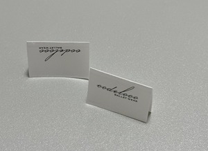 Hot Bán Tùy Chỉnh Satin Quần Áo Tag Thiết Kế Mới Satin Logo In Nhãn Cho Quần Áo End Gấp Cổ Tùy Chỉnh In Nhãn - Product Image 4