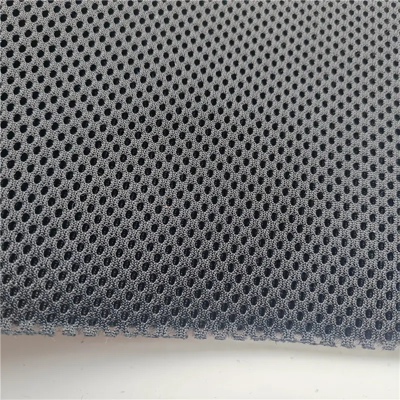 4 мм толщина двойная пряжа для волос 3D Воздушная Прокладка сэндвич сетчатая ткань переработанная полиэфирная сетчатая ткань для фильтровальной ткани