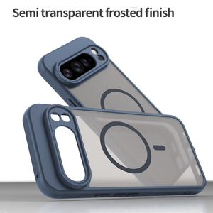 Étui magnétique antichoc OMEVE pour Google Pixel <span class=keywords><strong>10</strong></span> Pro XL 10A 9 Pro XL 9A, protection contre les chutes, coque arrière de téléphone translucide mate - Product Image 3