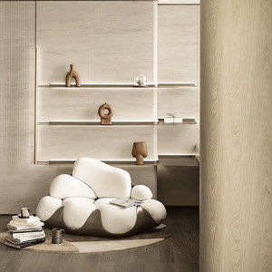 Sofá Nube con Borde Ondulado Creativo |   Sofá Curvo Moderno de Lujo |   Muebles Únicos para Salón - Product Image 5
