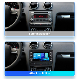 7 pouces 2din Android autoradio Carplay lecteur Audio carte GPS Navigation système multimédia pour <span class=keywords><strong>Audi</strong></span> <span class=keywords><strong>A3</strong></span> 8P 2003-2012 - Product Image 3