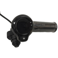 Accesorios para bicicletas eléctricas y scooters eléctricos, con pantalla LCD circular LED Manillar derecho del acelerador