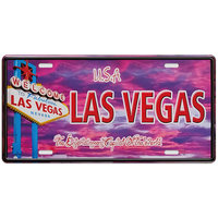 Placa de metal en relieve con matrícula de aluminio decorativa personalizada, letrero de Metal personalizado para Decoración